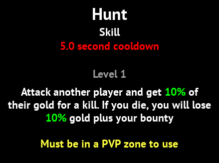 Hunt skill
