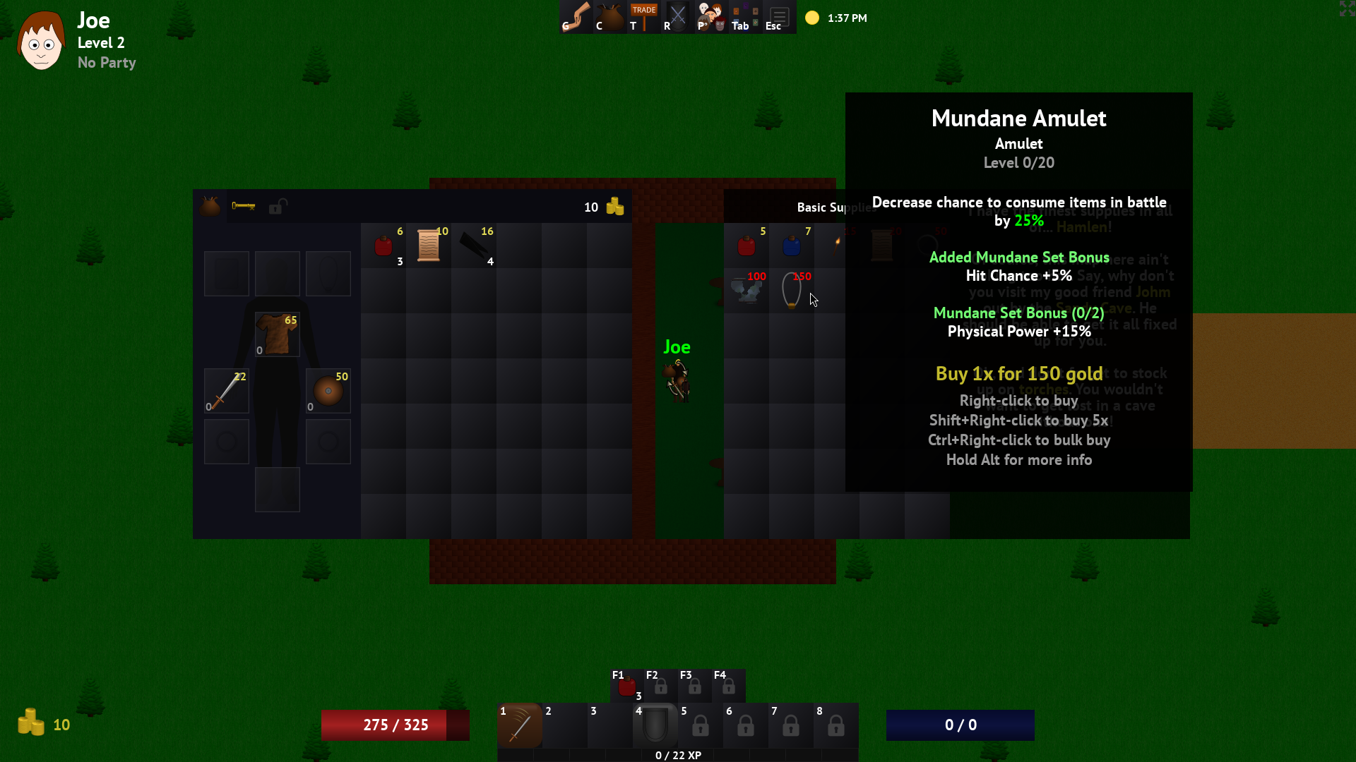 Vendor screen